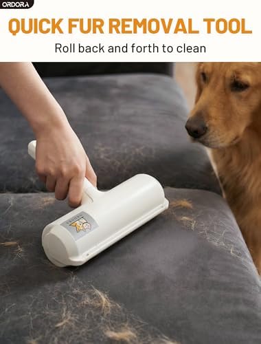ORDORA Pet Hair Remover Roller, Reusable Lint Roller - Image 2