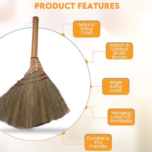 13 inch of Handmade Small Duster Brush Broom by SN Skennova - Image 4
