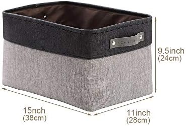 DECOMOMO Storage Bins, Large Fabric Storage Baskets - Image 4