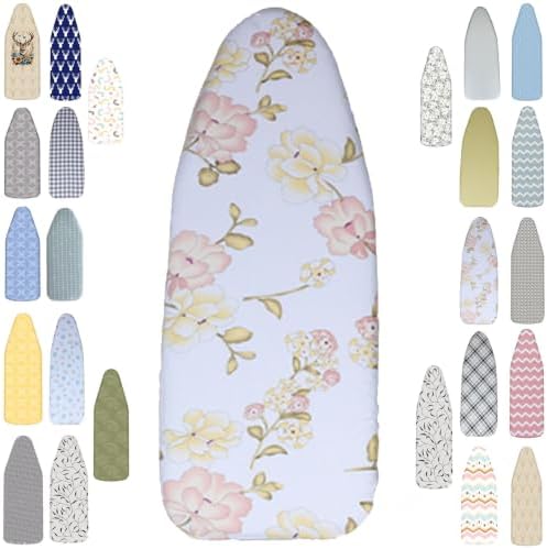 Insulated Mini Ironing Board Cover and Pad 11.8x35.4-15.7x43.3 Inch, 100% by Unknown