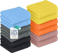DAN RIVER 12 Pack Cotton Wash Cloths Set by DanRiver