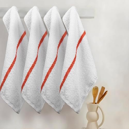 Reed & Pick Bar Mop Towels 60 Pack Gold Stripe – 16x19, 100% Cotton, Absorbent - Image 6