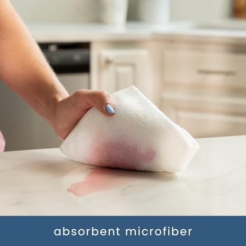 S&T INC. Microfiber Cleaning Cloth, 50 Pack, 11.5" x 11.5" - Image 2
