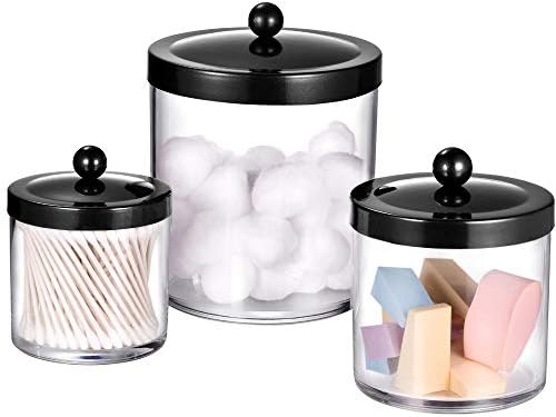 SheeChung 3Pack Large Plastic Apothecary Jars - Image 4