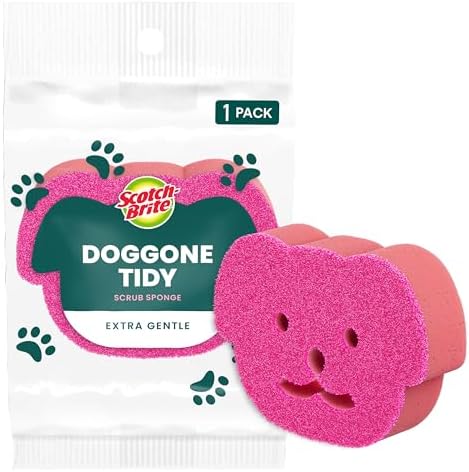 Scotch-Brite Doggone Tidy Non-Scratch Scrub Sponge, 1 Pack by Unknown