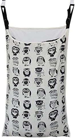 Adjustable Space Saving over Door Hanging Laundry Hamper Bag by HDHYK