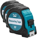 Mr. Pen- Retractable Tape Measure 25 ft, Teal & Black, Easy Read by MrPen