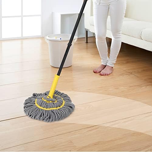 Self-Wringing Twist Mop, Microfiber Floor mop 57" Long Handle - Image 2