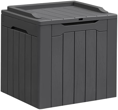 Greesum 31 Gallon Resin Deck Box All Weather Outdoor Storage Boxes by BuynowfromGreesum