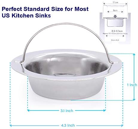2 Pack Upgrade Kitchen Sink Strainer - Image 3