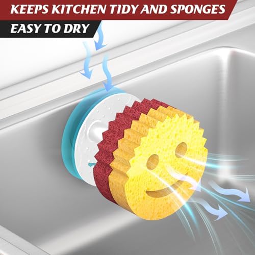 Kontoyo Sponge Holder for Kitchen Sink, Sink Caddy Organizer - Image 4