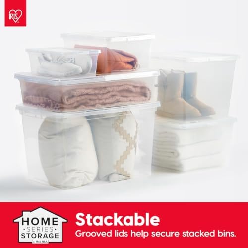 IRIS USA 4-Pack 25 Qt Storage Bins - Image 3