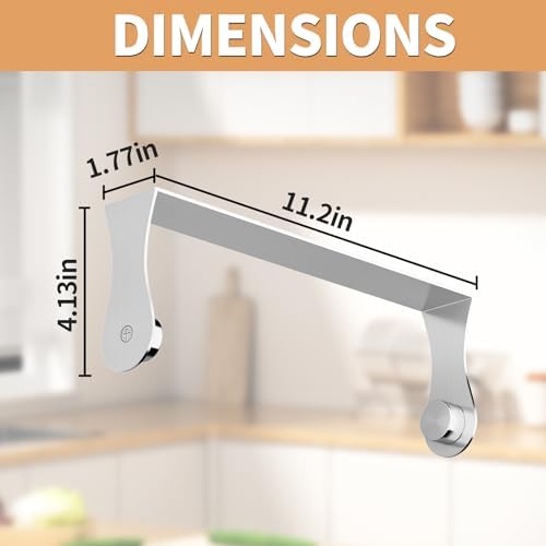 Paper Towel Holder Under Cabinet, Wall Mount, Adhesive or Drilling - Image 6