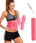 1 Rolls 60 Meters Pink Osmotic Plastic Body Wrap, Workout Sweat Enhancer Belly by Unknown