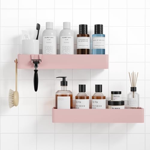Kitsure Shower Caddy Adhesive, Stylish Shower Organizer by Kitsure