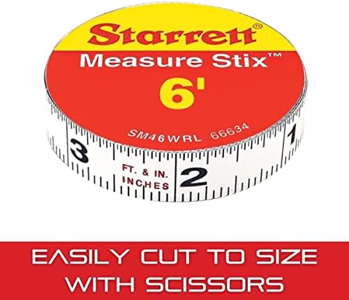 Starrett Tape Measure Stix, 1/2" x 72", S1 Style - Image 5
