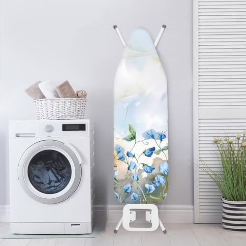 Floral Ironing Board Cover and Pad, Standard Size 15" x 54" Iron Board Cover - Image 4