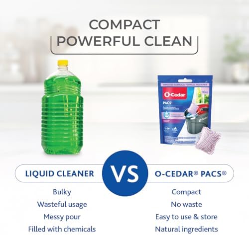 O-Cedar PACS Hard Floor Cleaner, Lavender Scent 10ct | Made - Image 4