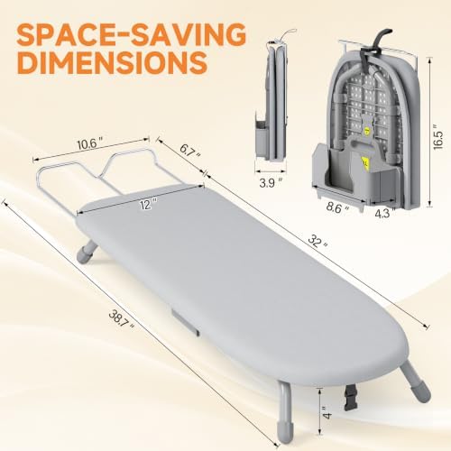 APEXCHASER Small Ironing Board, Iron Board - Image 2