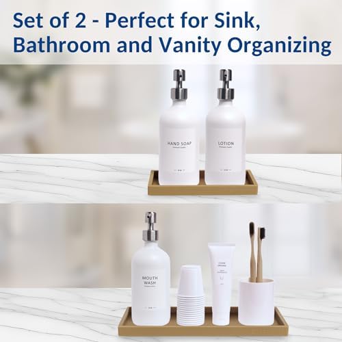 Spacewiser Countertop & Vanity Silicone Tray – 2 PC Set - Image 4