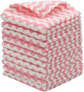 Microfiber Cleaning Cloth, 10 Pack Microfiber Rags by HFGBLG