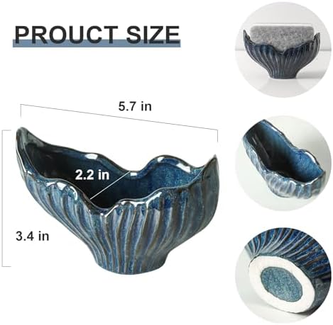 Uiddo Sponge Holder for Kitchen Sink, Ceramic Sponge Holder - Image 2