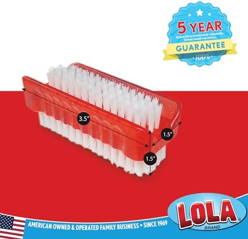 LOLA Classic Hand & Nail Brush, 2 Sided - Image 2