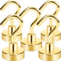 Neosmuk Magnetic Hooks Cruise Ship Essential, 30lb+ Gold, 5 Pack by Neosmuk