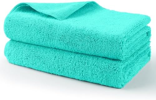 HOMEXCEL Professional Large Microfiber Car Drying Towels 2 Pack by HOMEXCEL