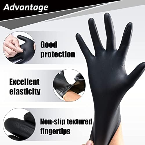 PROMEDIX P Nitrile Disposable Gloves, 4mil-100 Count, Gloves Disposable Latex - Image 2
