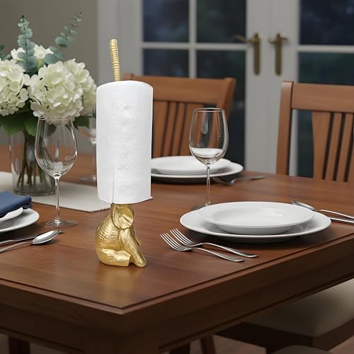 Elephant Toilet Paper Holder 16'' Cast Iron Paper Towel Holder Funny Toilet - Image 2