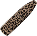 Brown Leopard Print Ironing Board Cover and Pad Soft Cover by Darisoco