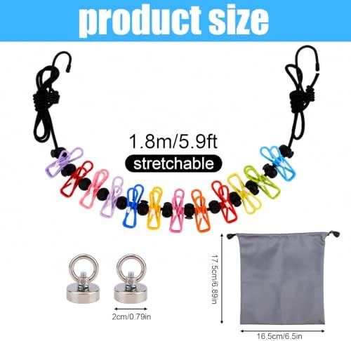 Travel Clothesline for Cruise Ship, Stretchable Clothes Line - Image 2