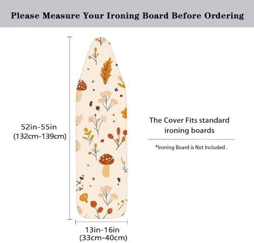 Iron Board Pad, Elastic Edge Ironing Board Cover, Full Size Scorch Resistant - Image 5