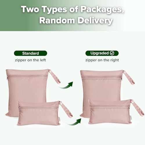 haakaa Wet Dry Bags for Baby, Water Resistant Wet Dry Bag - Image 6