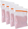 4 Pack Mesh Laundry Bags for Delicates 12inx16in LAUNDRY CLUB® by LAUNDRYCLUB