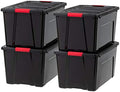 IRIS USA 4-Pack 72 Quart Storage Bins by IRISUSA