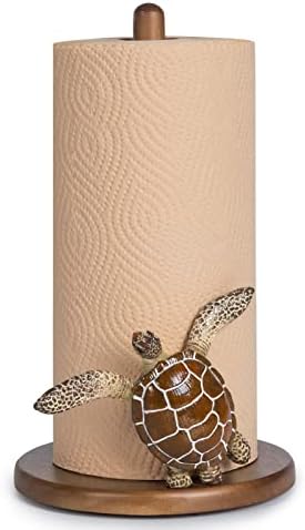 Turtle Paper Towel Holder Coastal Kitchen Decor Beach Sea Turtle Decorative by BestGiftEver