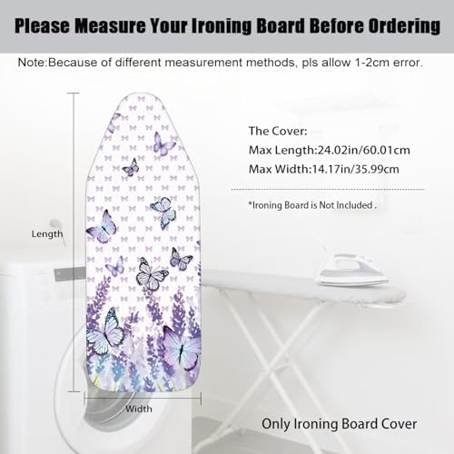 Butterfly Small Ironing Board Cover Washable Table Top Ironing Board Protector - Image 7
