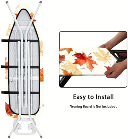 Nuxovilar 15x54 Autumn Maple Leaf Ironing Board Cover - Image 5