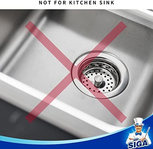MR.SIGA Bathroom Sink Strainer Bathtub Lavatory Sink Drain Strainer, 3 Pack - Image 5