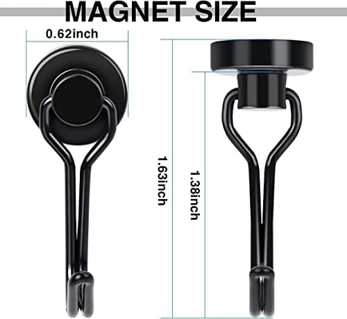 E BAVITE Swivel Swing Magnetic Hooks, 2026 Cruise Essentials - Image 3
