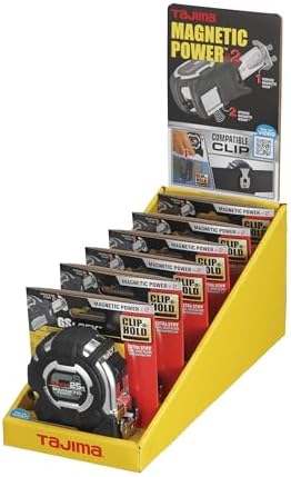 TAJIMA Tape Measure - 25ft x 1in GS-Lock Measuring Tape - GS-SC25BW - Image 3