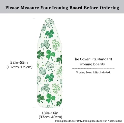 Irish Shamrock Ironing Board Cover Suitable - Image 3