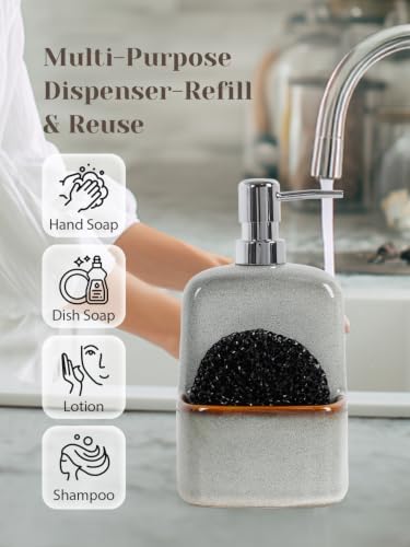 INGOFIN Ceramic Dish Soap Dispenser - Image 6