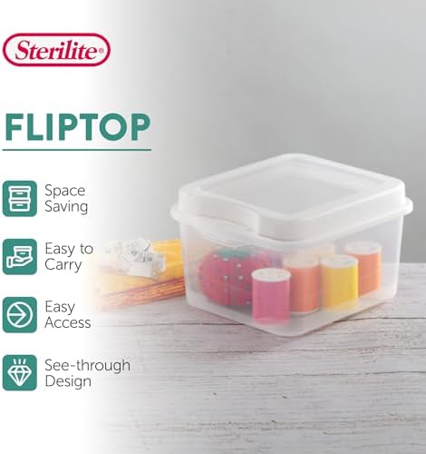 Sterilite Square Small FlipTop - Image 3