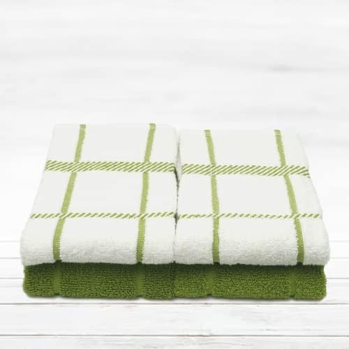 100% Cotton Terry Dish Towels, 4 pack16 x26 Inches, Super Soft and Absorbent - Image 5