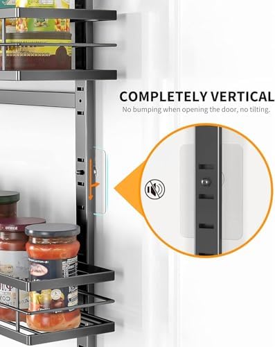 Moforoco 12.2" Narrow 9-Tier Over The Door Pantry Organizer, Pantry - Image 4