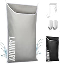 Hanging Laundry Hamper Bag XL 40x22", Space Saving over the Door Storage Bags by DONAQ