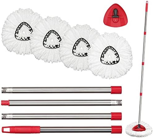O-Cedar Spin Mop Replacement Head Set by Qulable